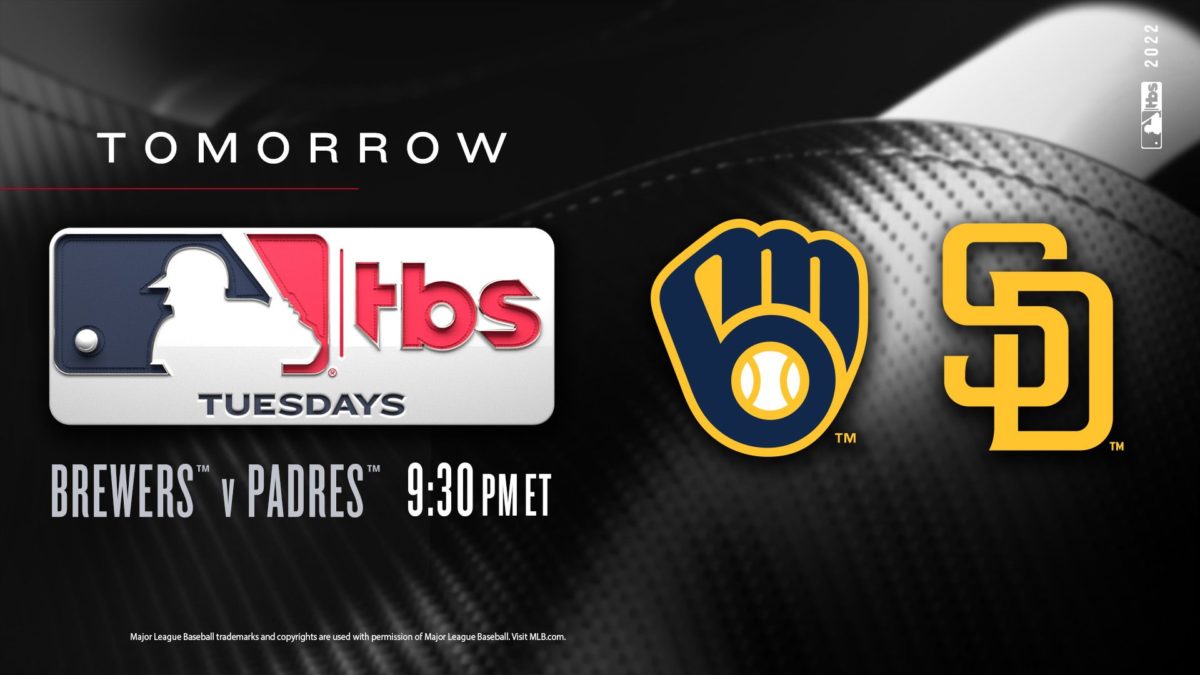 Photo of MLB on TBS Tuesday Night to Feature Two of National League’s Elite Teams – Milwaukee Brewers and Christian Yelich vs. San Diego Padres and Manny Machado – Tomorrow, Tuesday, May 24, at 9:30 p.m. ET