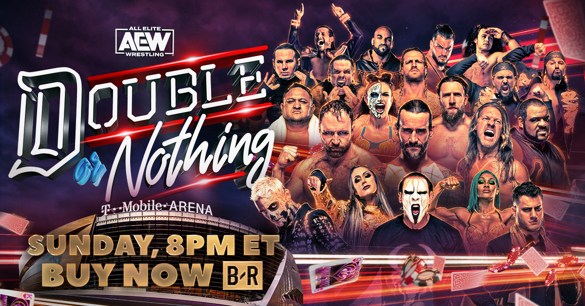Photo of AEW “DOUBLE OR NOTHING” Pay-Per-View Event to Stream on Bleacher Report, Sunday, May 29 at 8 p.m. ET