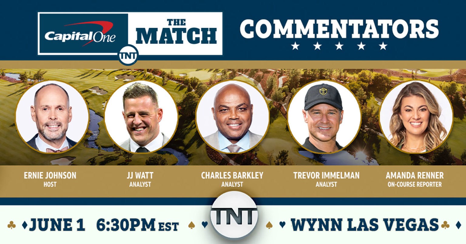 Turner Sports’ Presentation of Capital One’s The Match Wednesday