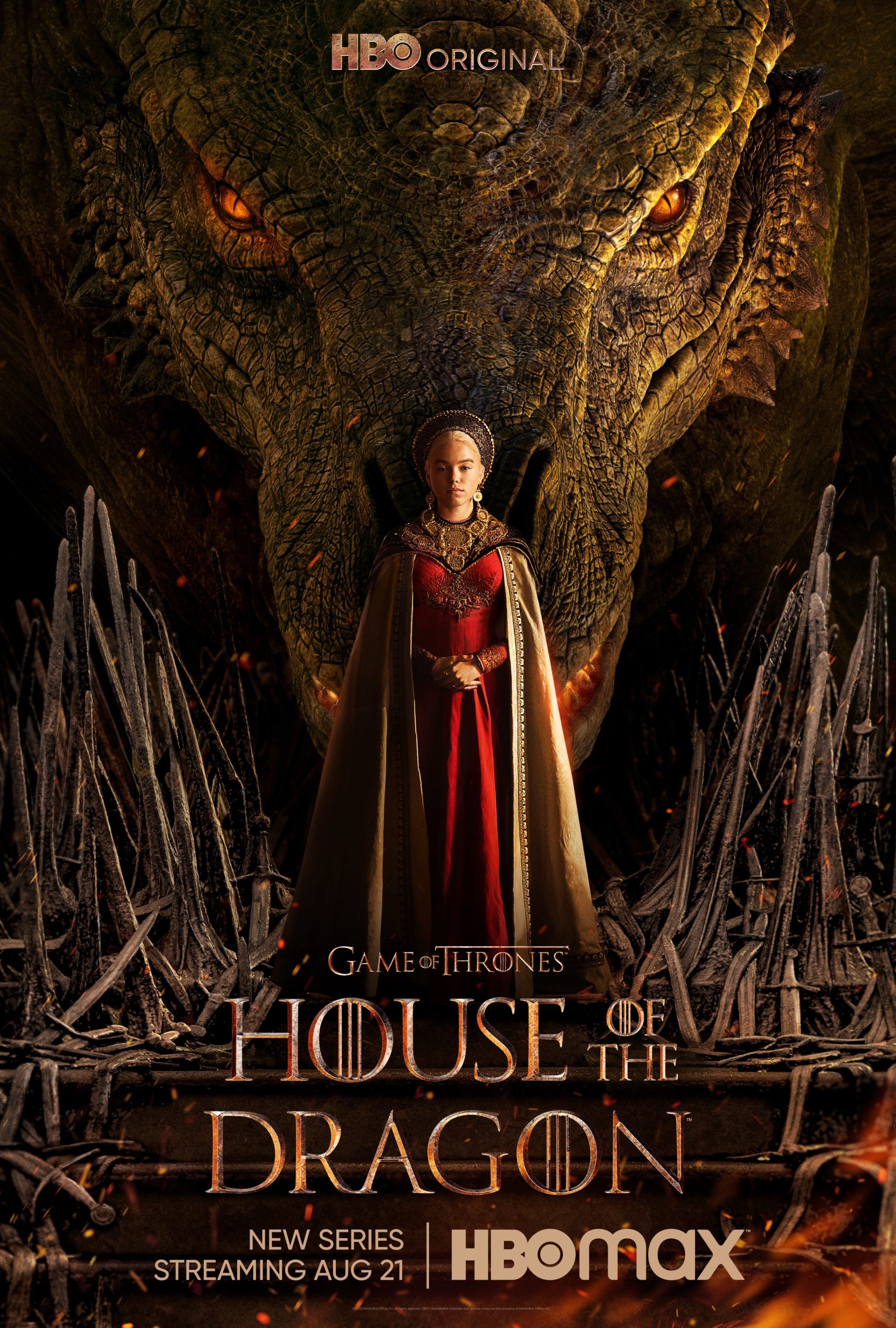HBO Releases Official Key Art For “House of the Dragon” Warner Bros