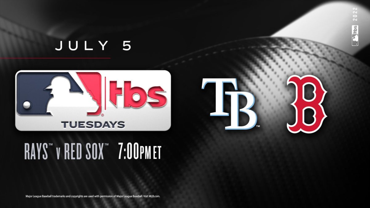Photo of MLB on TBS Tuesday Night to Showcase AL East Rivals in Action – Tampa Bay Rays vs. Boston Red Sox – Tonight, July 5, at 7 p.m. ET