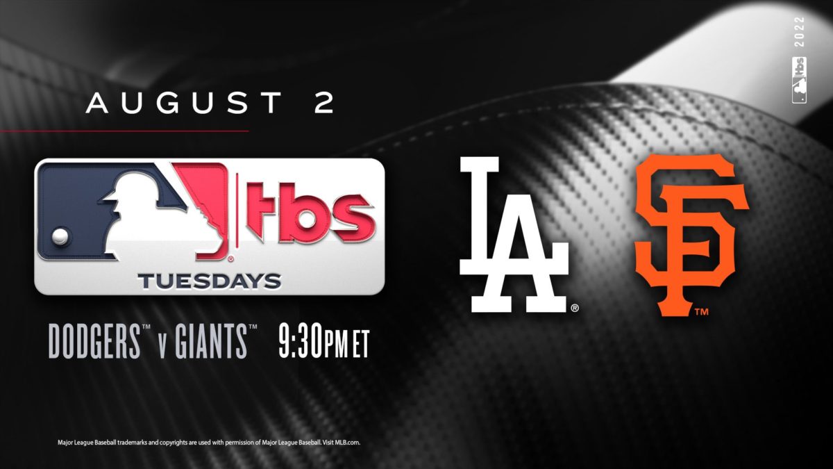 Photo of MLB on TBS Tuesday Night to Showcase Two of Baseball’s Oldest Rivals – Giants vs. Dodgers – in Full National Telecast, Tomorrow, Tuesday, Aug. 2, at 9:30 p.m. ET