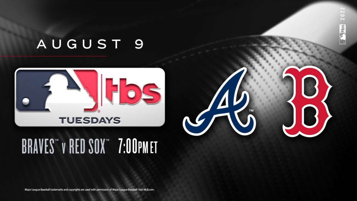 Photo of MLB on TBS Tuesday Night to Feature Defending World Series Champion Atlanta Braves Visiting Boston Red Sox, Tomorrow, Tuesday, Aug. 9, at 7 p.m. ET