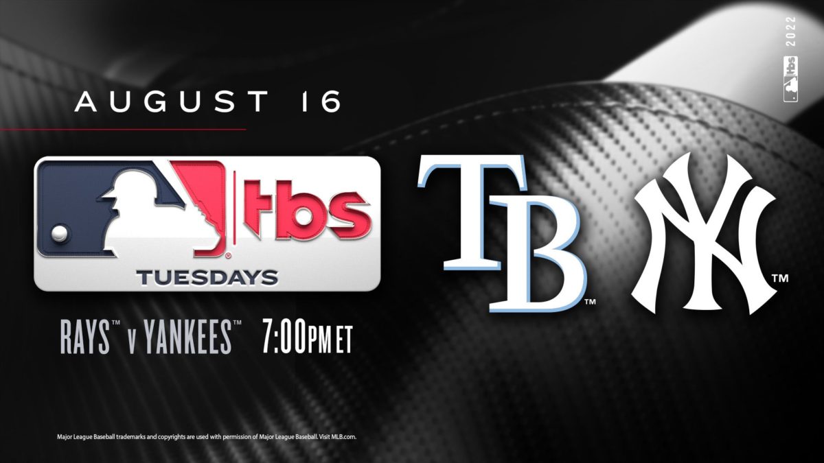 Photo of MLB on TBS Tuesday Night to Showcase New York Yankees in Consecutive Weeks – Bronx Bombers to Host Tampa Bay Rays, Tomorrow, Aug. 16, at 7 p.m. ET & Cross-Town Rival Mets, Aug. 23, at 7 p.m.