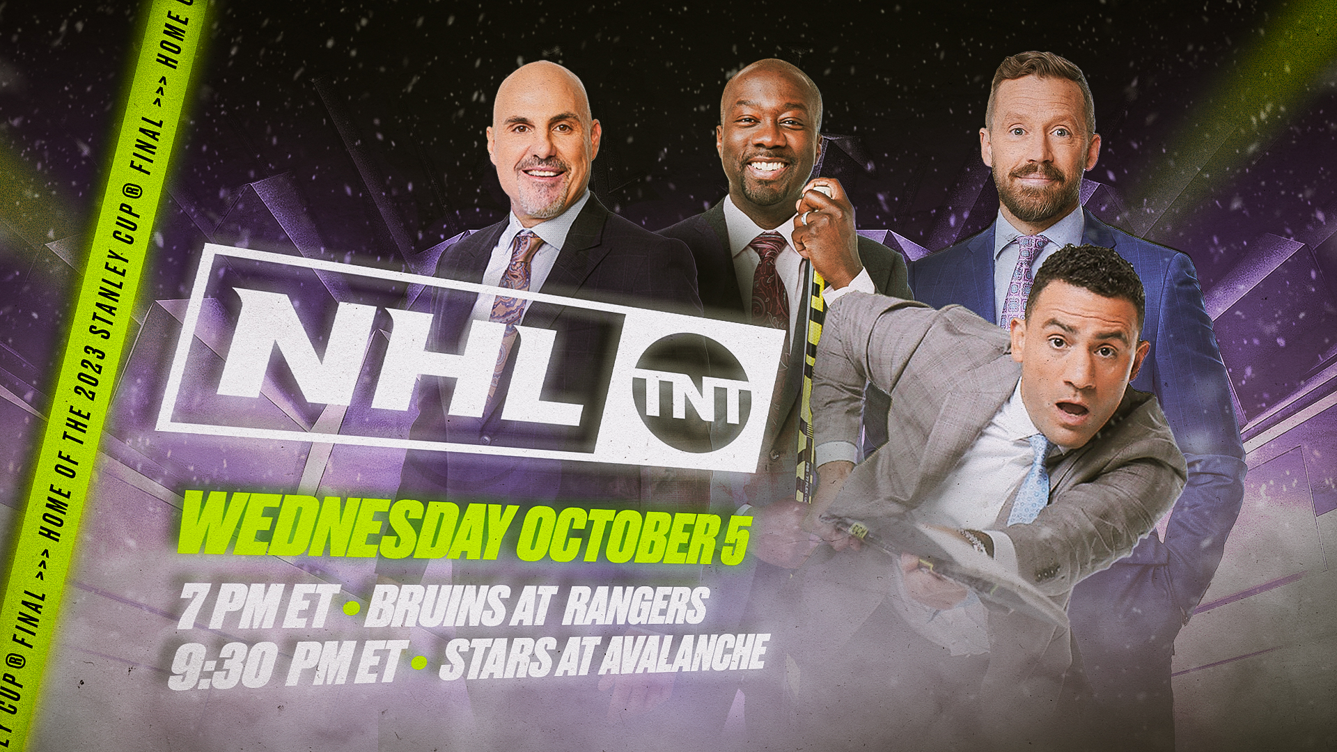 NHL on TNT to Showcase Preseason Doubleheader on Wednesday, Oct. 5 with ...