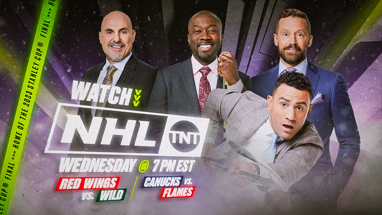 NHL on TNT – Red Wings vs. Wild and Canucks vs. Flames