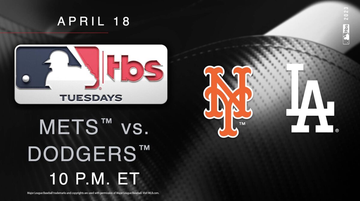 Photo of <strong>MLB on TBS – Mets vs. Dodgers – Tuesday, April 18 at 10 p.m. ET </strong>  
