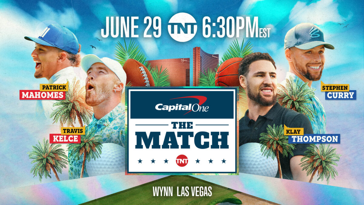 Photo of Warner Bros. Discovery Sports to Tee Off Next Edition of “Capital One’s The Match” — Patrick Mahomes & Travis Kelce vs. Stephen Curry & Klay Thompson — Thursday, June 29, at 6:30 p.m. ET on TNT