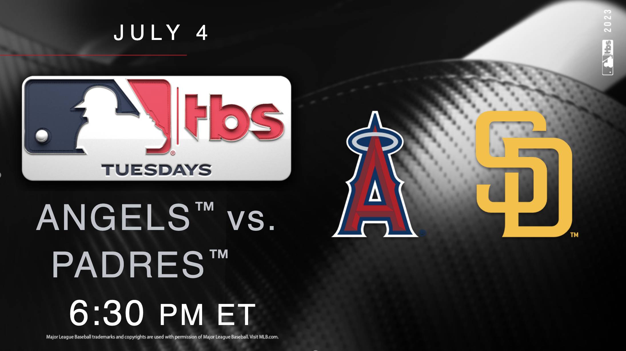 MLB on TBS to Present StarStudded Fourth of July Showdown — Angels at