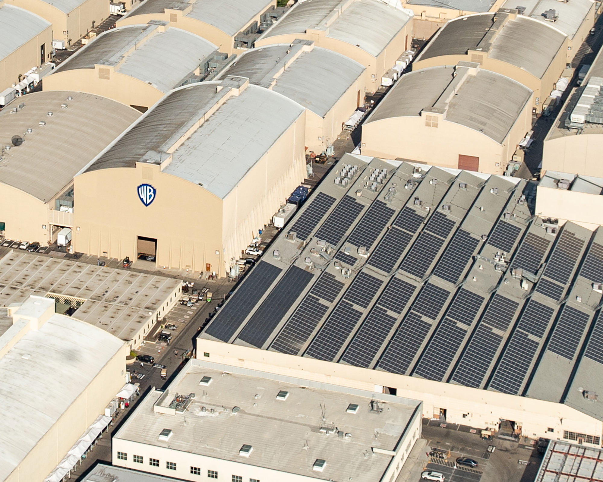Photo of overhead view of WBD's Burbank location